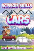 Scissor Skills Cars: A Fun Cutting Practice Ages 35 | Activity Book for Toddlers and Kids