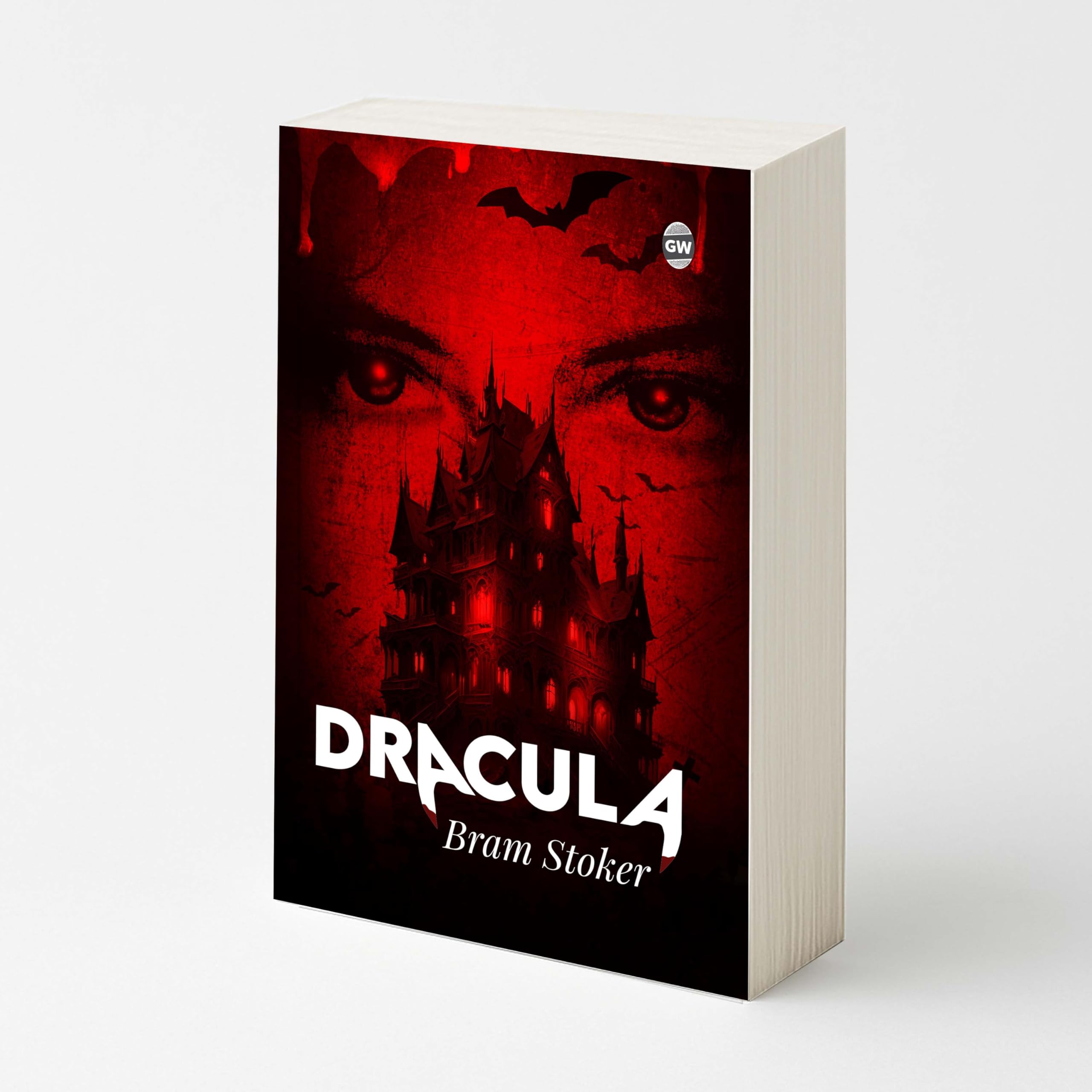 Dracula Bram Stoker classic horror novel book english fiction thriller novels story with ribbon bookmark for unisex adult
