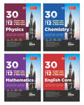 Disha Combo (4 Books) 30 New Syllabus ChapterWise, TopicWise & SkillWise Cbse Class 12 Physics, Chemistry Mathematics & Engli