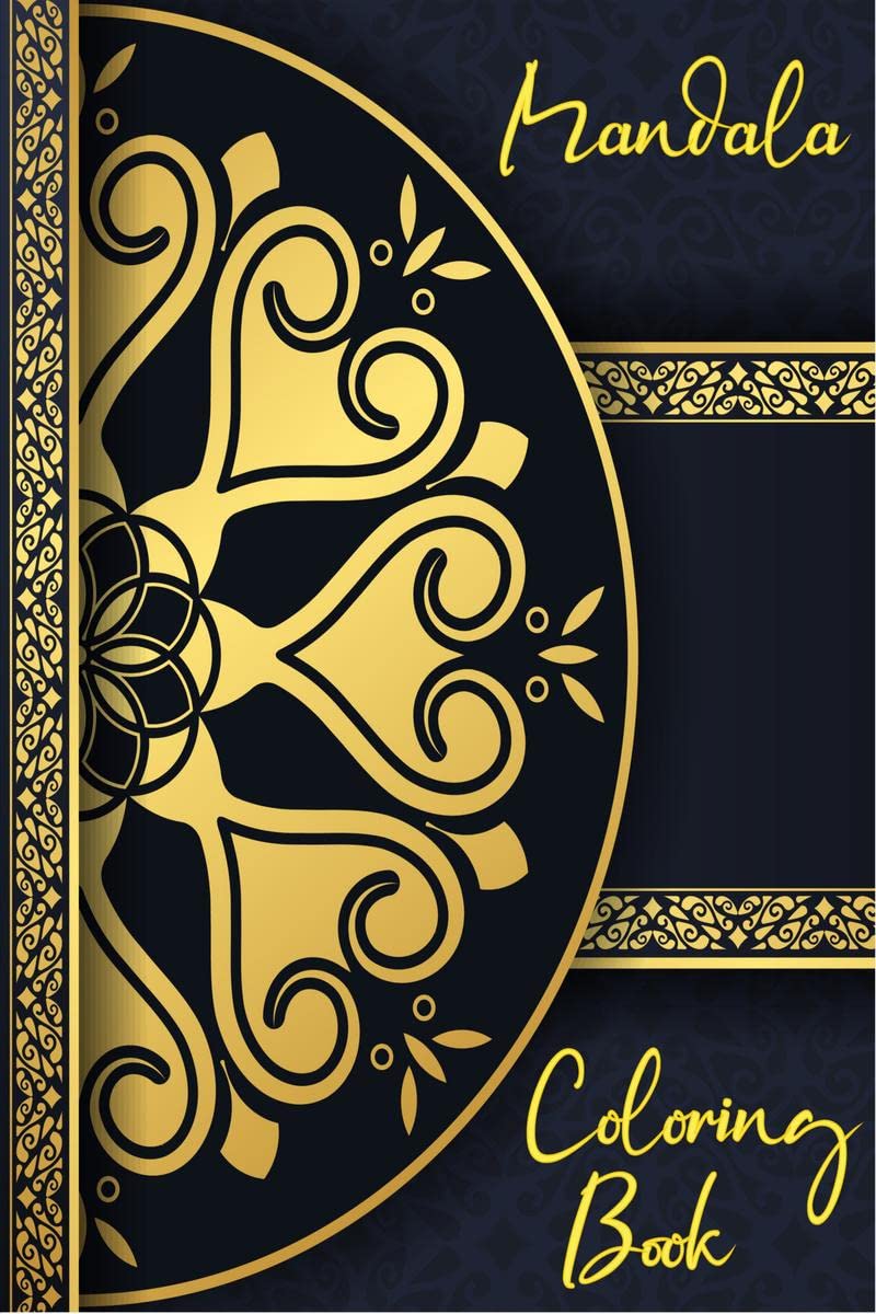 Mandala Coloring Book : Mandala Themed Coloring Book, Coloring Book with Mandala Patterns, Relaxing Coloring Pages with Mandala
