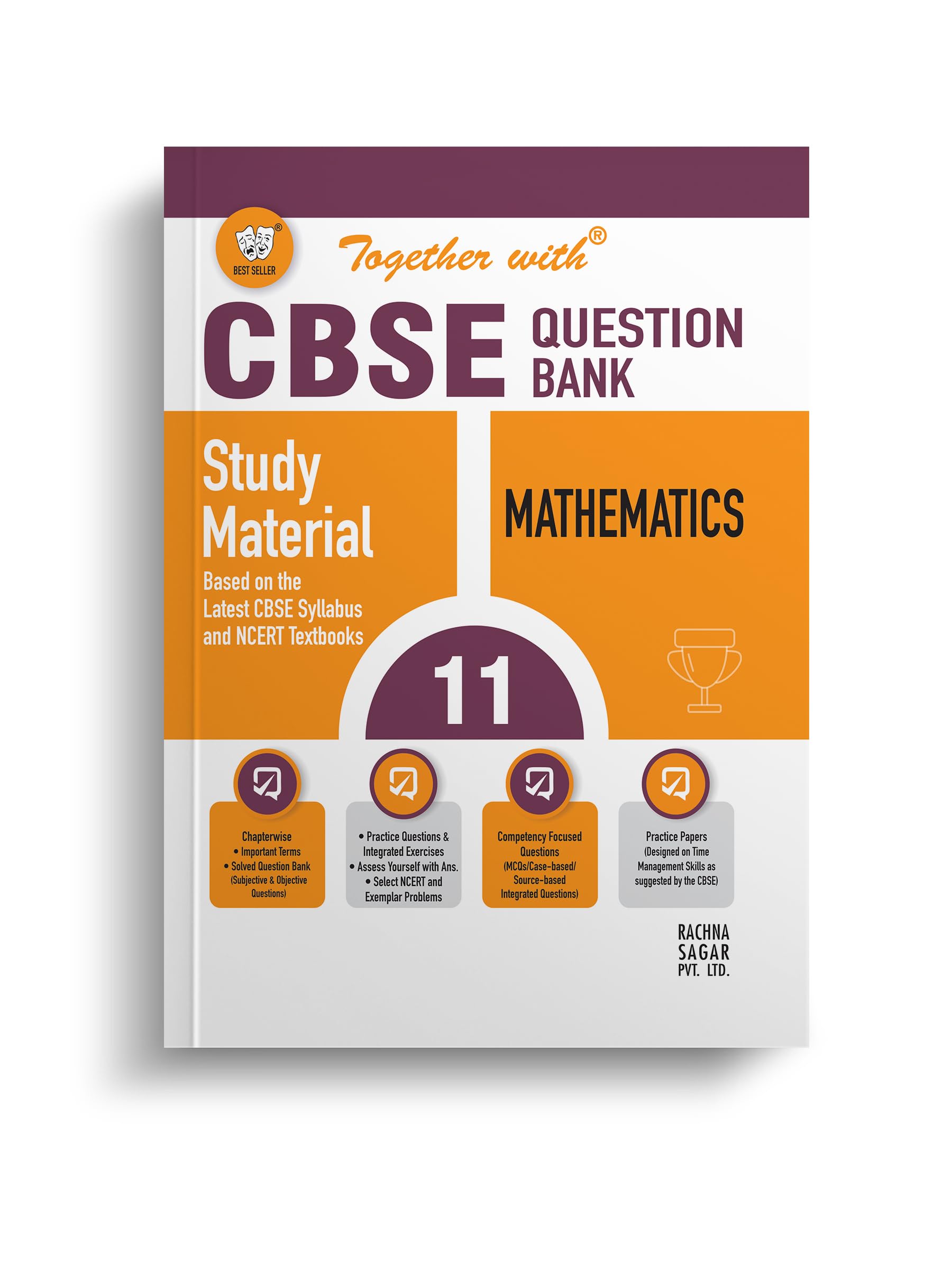 Together with CBSE Question Bank Class 11 Mathematics with Sample Paper for Exam 2024 (Chapterwise & Topicwise)
