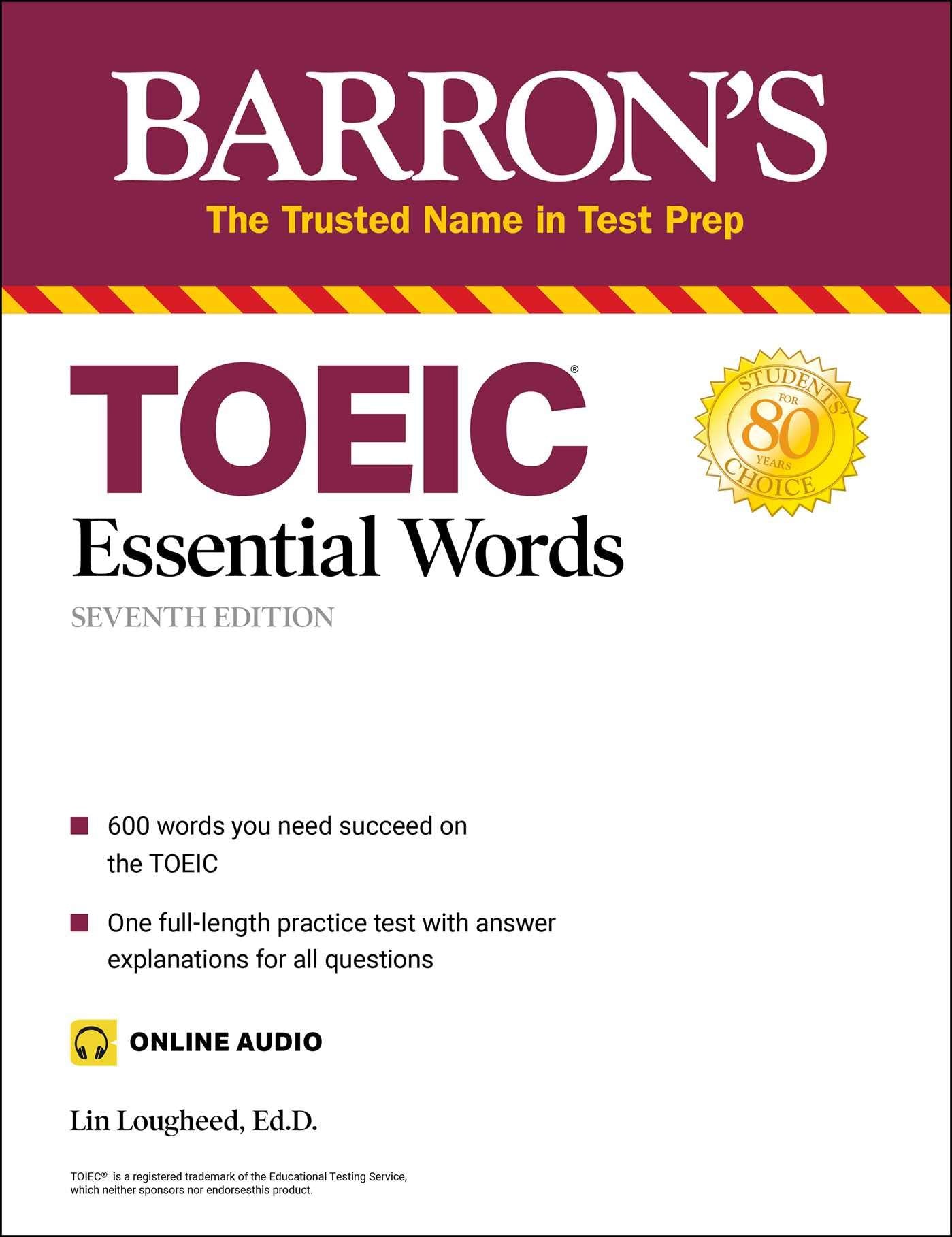TOEIC Essential Words (with online audio) (Barrons Test Prep)