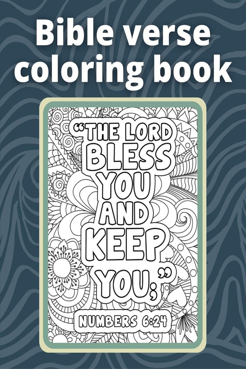 Bible verse coloring book : Christian coloring books for adults