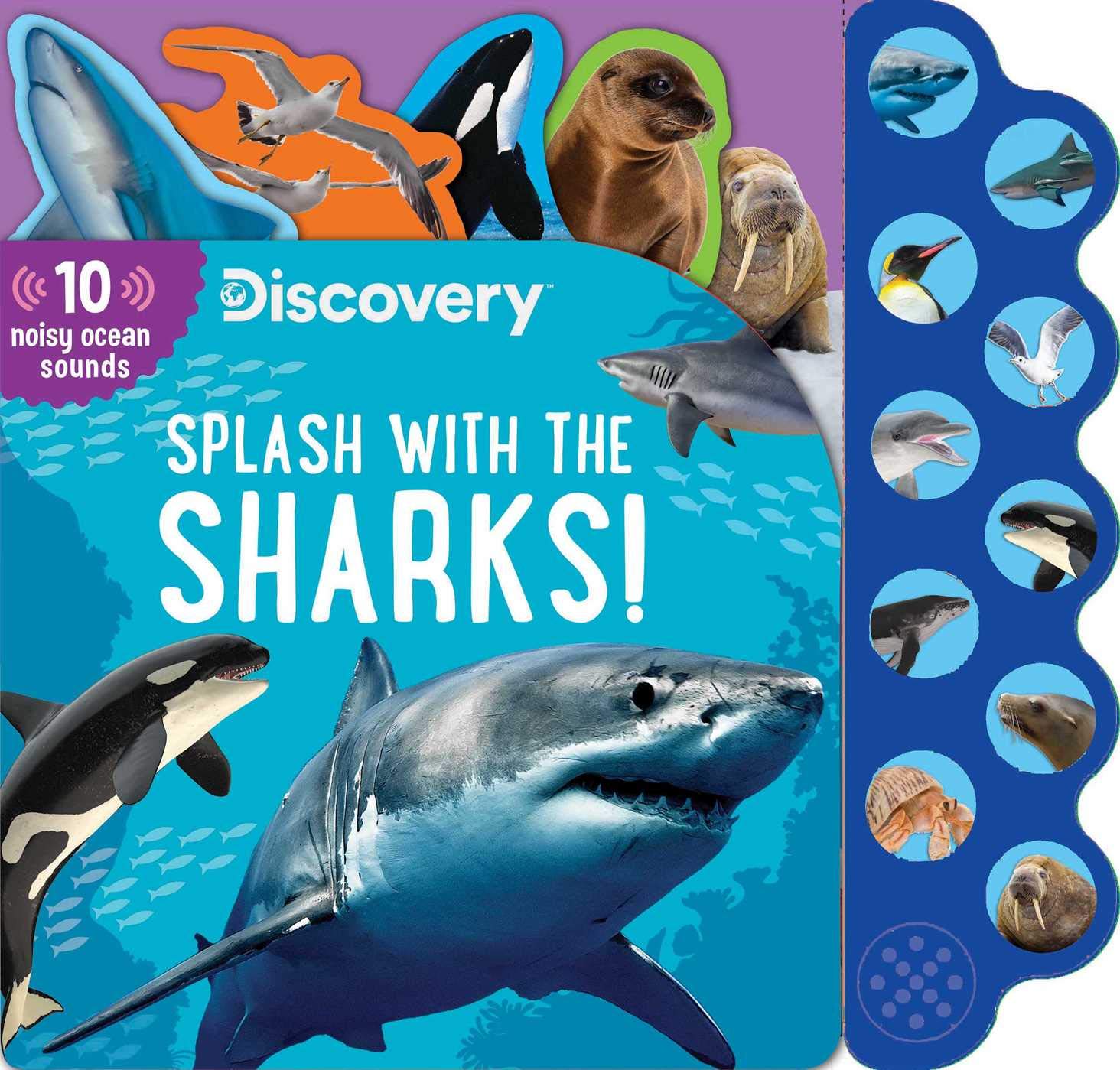 Discovery: Splash with the Sharks! (10Button Sound Books)