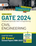 GATE 2024 : Civil Engineering  28 Years Chapterwise Solved Papers (19962023) by GKP