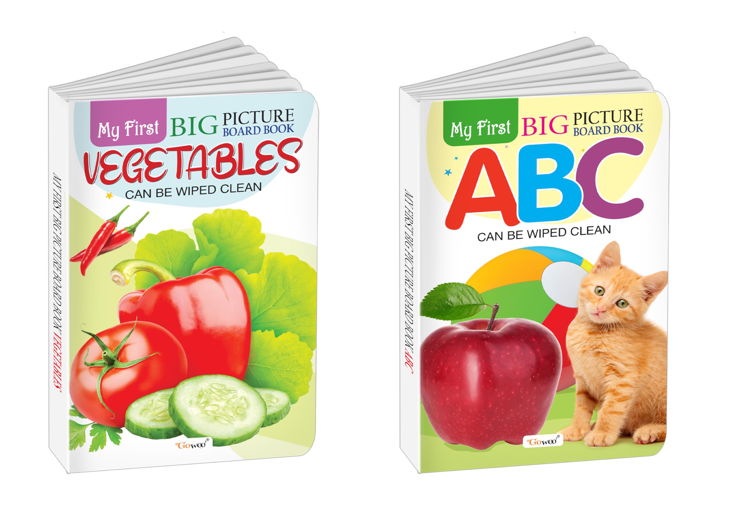 My First Big Picture Board Book ABC AND Vegetables : Learning books for toddlers, Knowledgebuilding picture books for kids, Boa