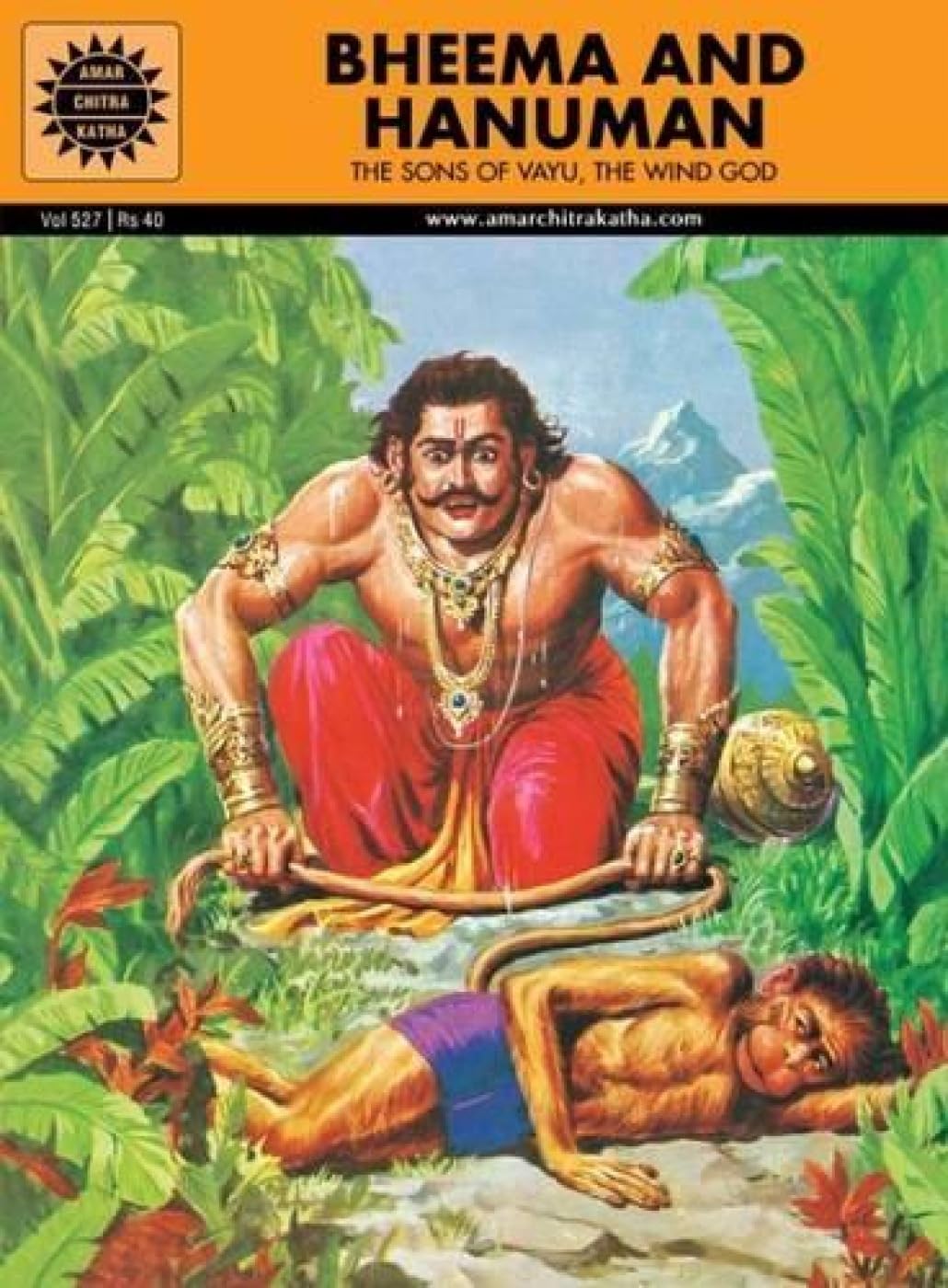 Bheema And Hanuman (527) (Amar Chitra Katha) [Paperback] [Feb 01, 2011] Anant Pai