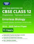 Universal Books CBSE Class 12 Errorless Biology PYQs (20142025) | Chapterwise & Topicwise | 11 Years Solved Papers | NCERT & NT