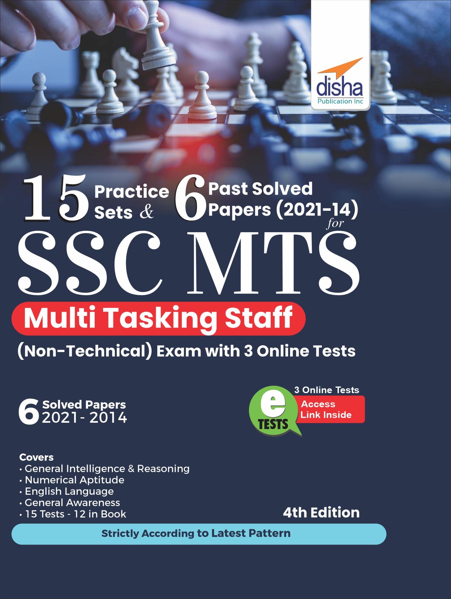 15 Practice Sets & 6 Past Solved Papers (2021  14) For Ssc Mts Multi Tasking Staff (NonTechnical) Exam With 3 Online Tests 4Th