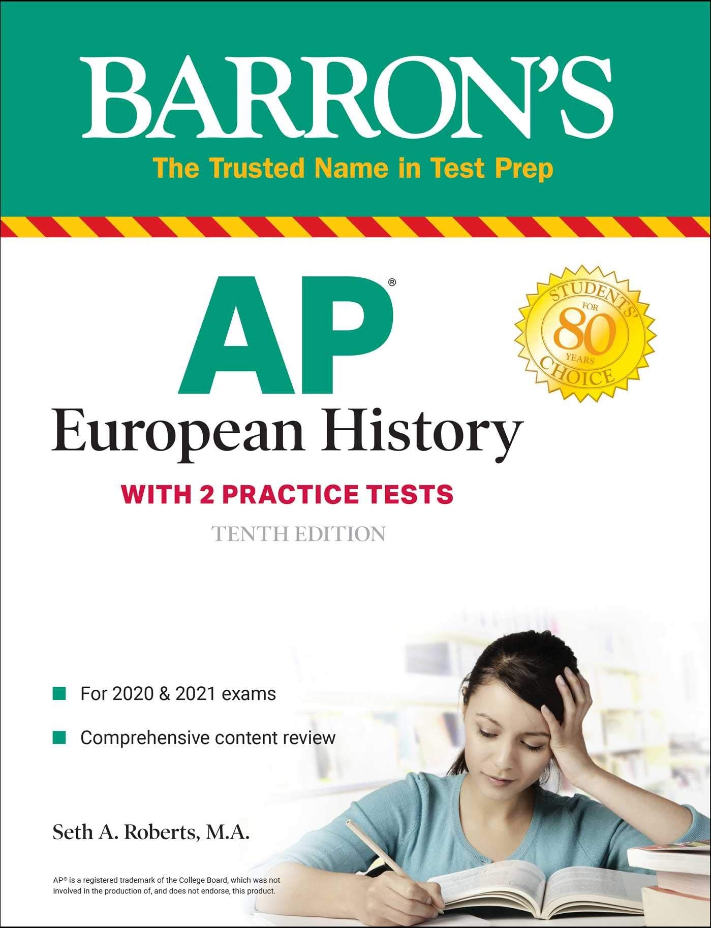 AP European History: With 2 Practice Tests (Barrons Test Prep)
