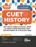 Go To Guide For Cuet (Ug) History With 20+ Hours Video Lectures, 2023 (2 Sets) & 2022 Previous Year Solved Papers & 10 Practice 