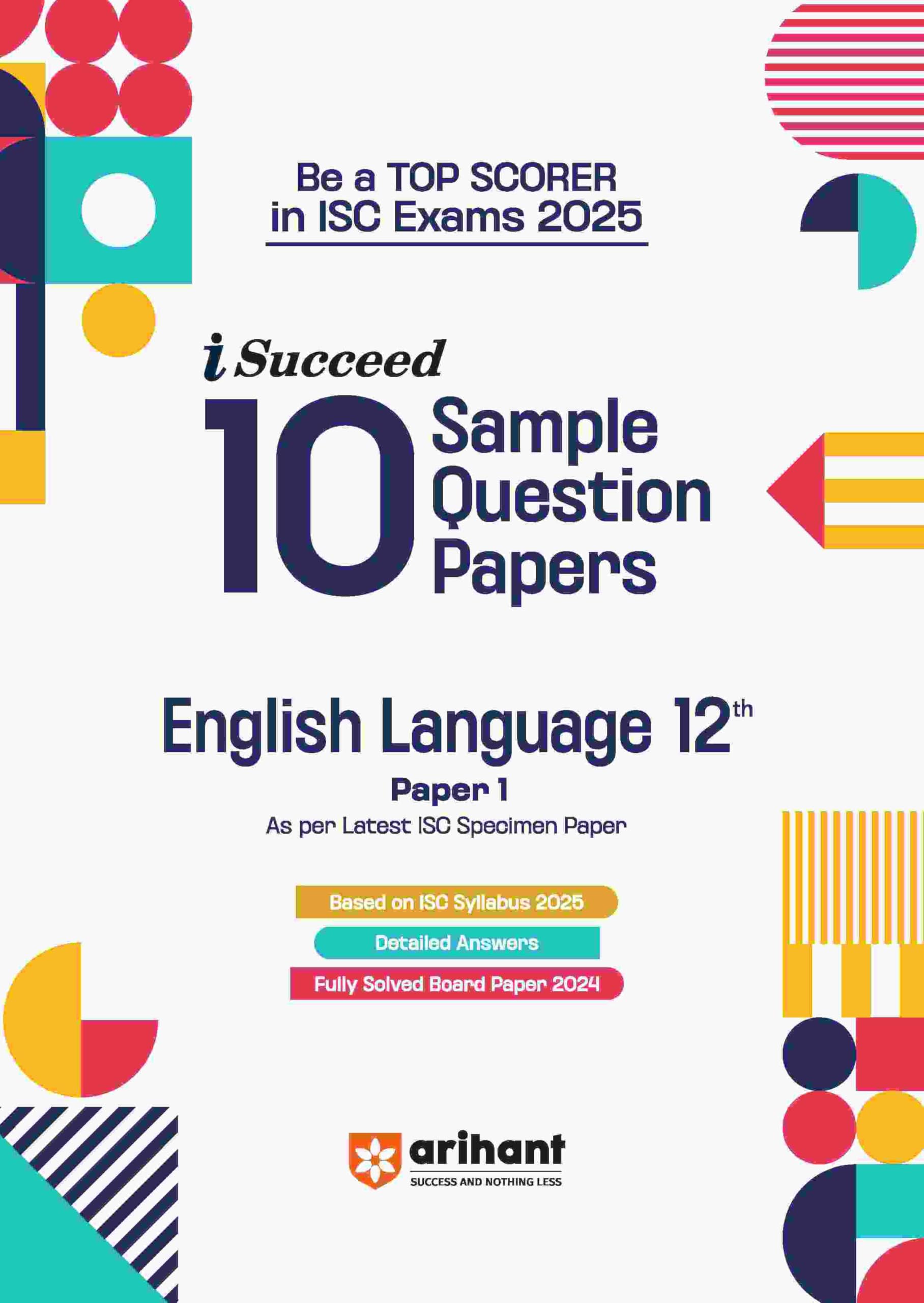 (OLD EDITION) ISucceed 10 Sample Question Papers English Language class 12th | Detailed explanations