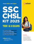 Arihant SSC CHSL Kit 2025 | Tier I and II Exams | Complete Guide with 3000+ MCQs, Previous Year Questions, Concept Notes, Formul