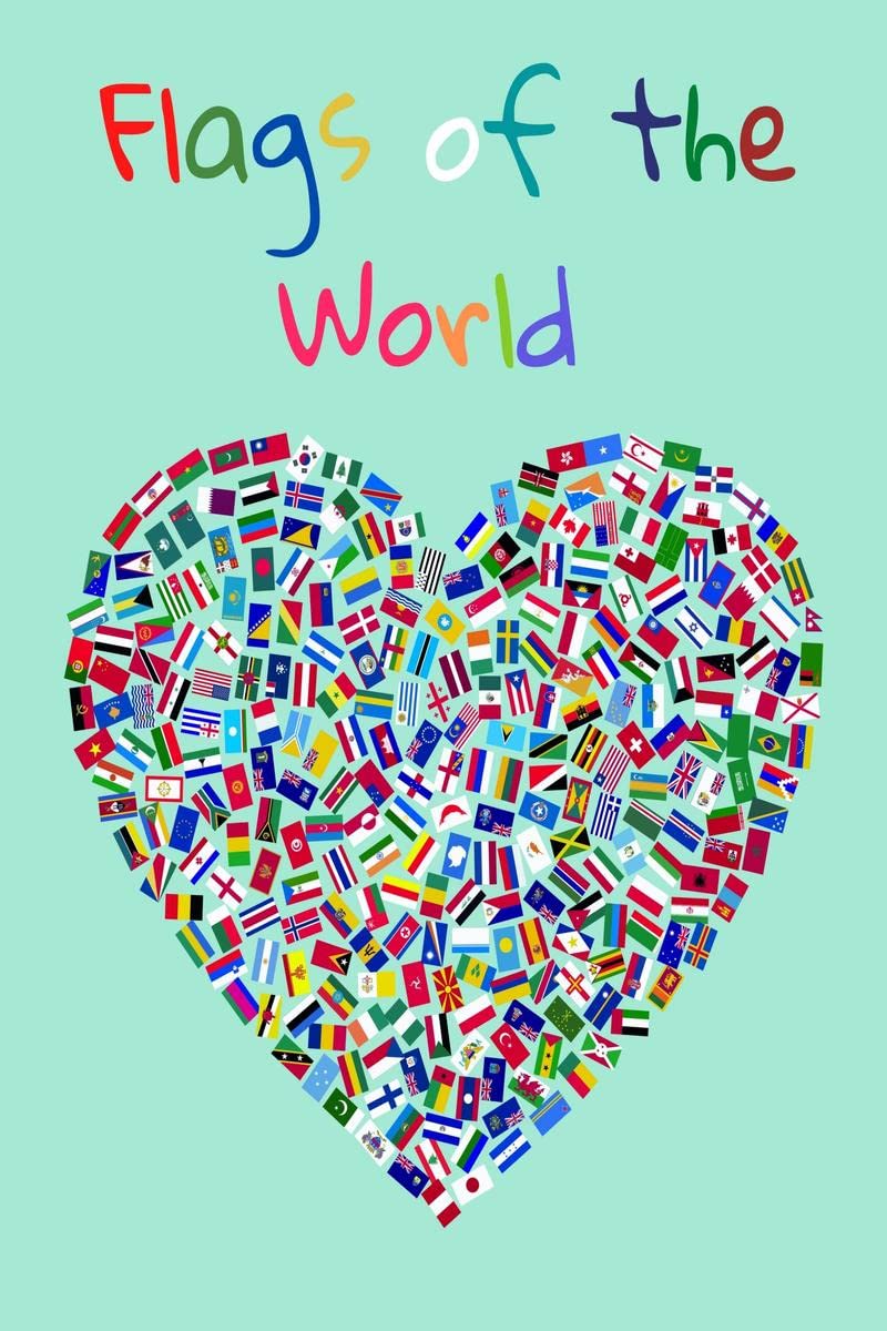 Flags of the world : Stunning coloring book, Contains the World Flags.