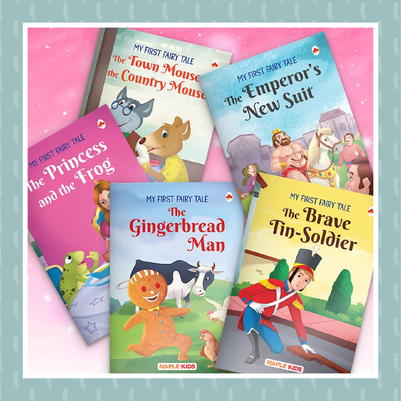 Story Books For Kids  My First Fairy Tales (Illustrated) (Set 5 Books)