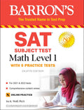 SAT Subject Test Math Level 1: with 5 Practice Tests (Barrons Test Prep)