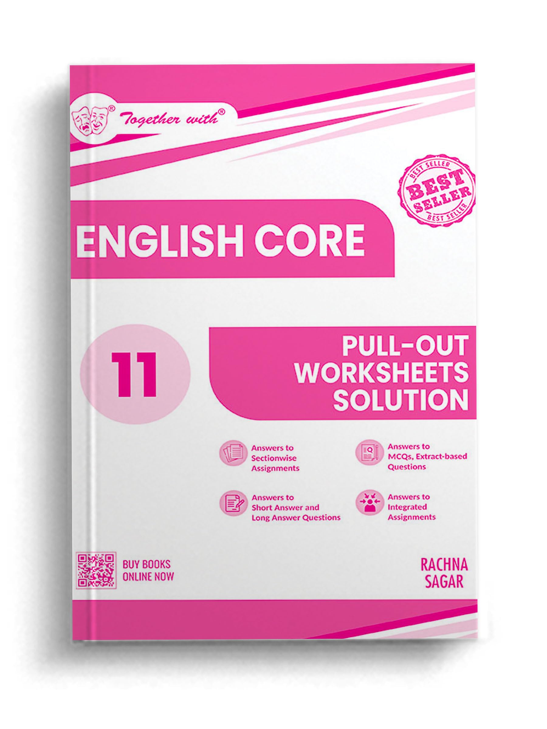 Together with CBSE Question Bank Class 11 English Core POW (Pull out Worksheets) Solutions for 202526 Exam (Chapterwise & Topic