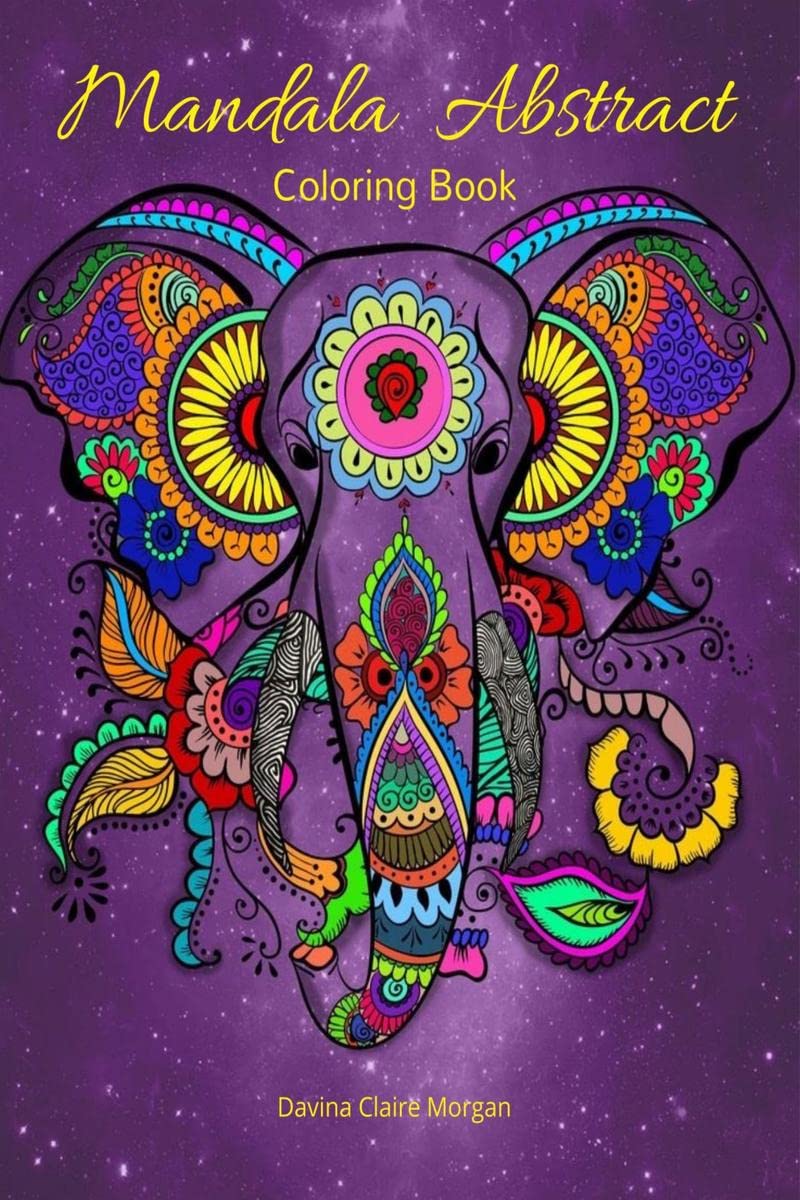 Mandala Abstract Coloring Book : Stress Relieving Mandala Designs For Adults Or Kids | 50 Premium Coloring Pages With Amazing De