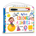 Hello Friend Books My First Wipe and Clean Board Book of Colours & Shapes: Includes Wipe and Clean Pen to Write, Learn, Clean an
