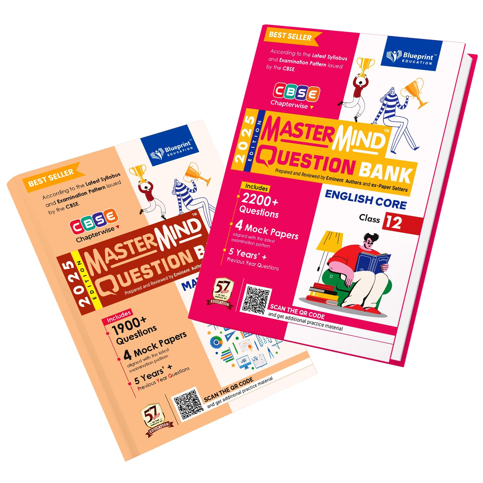 English Core And Mathematics Class 12 (2 Books Combo) Mastermind Cbse Question Bank For 2025 Board Exams