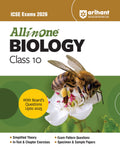 Arihant All In One Biology Class 10 For Icse Exams 2026 | With BoardS Questions Upto 2025, Simplified Theory, InText & Chapte