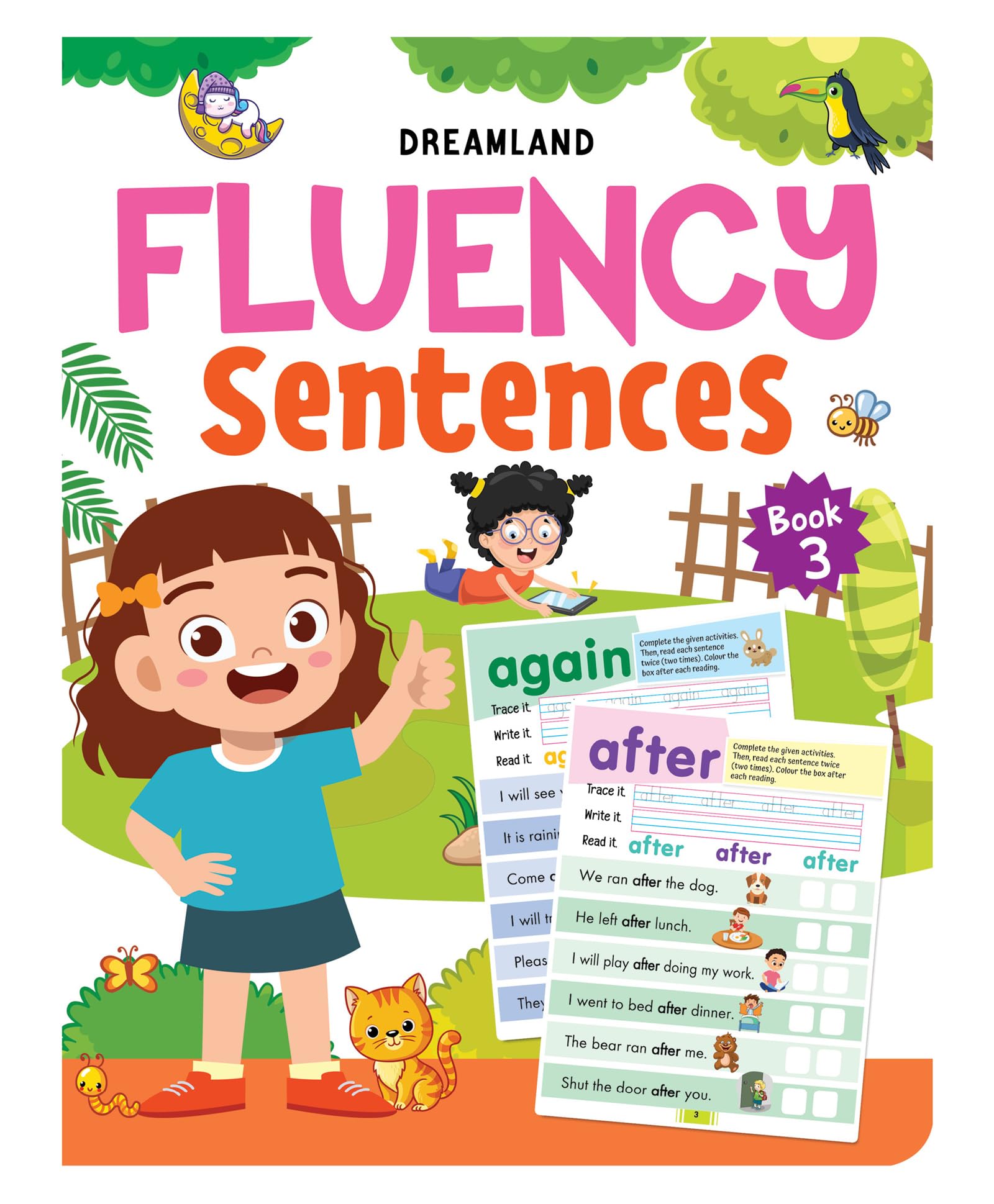 Fluency Sentences Book 3 For Kids Age 4 7 Years | Kids Educational Learning Book