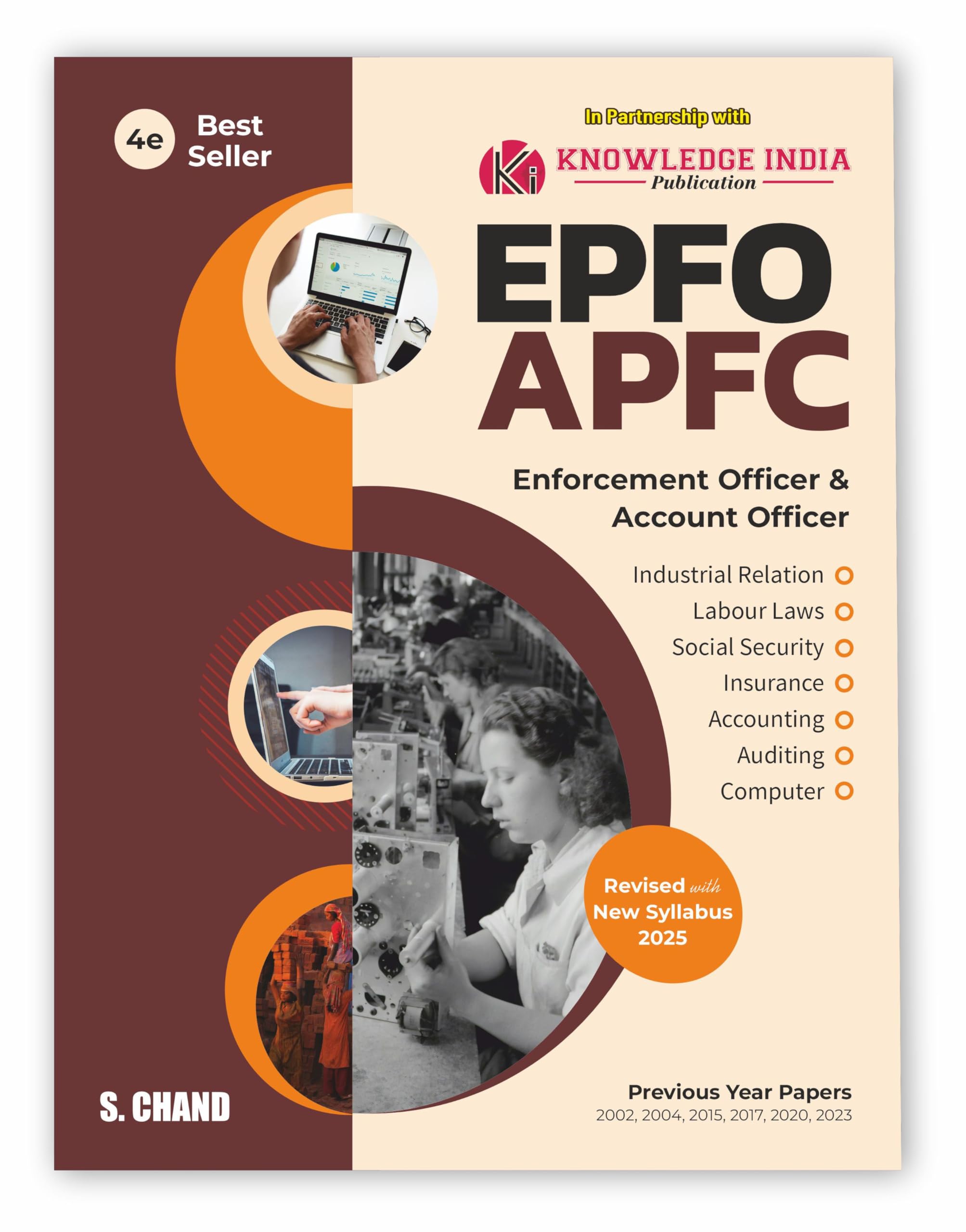 UPSC EPFO APFC (EO/ AO/ APFC) Exam Book 2025  2026 Best for (Enforcement Officer/ Account Officer/ Assistant Provident Fund Com