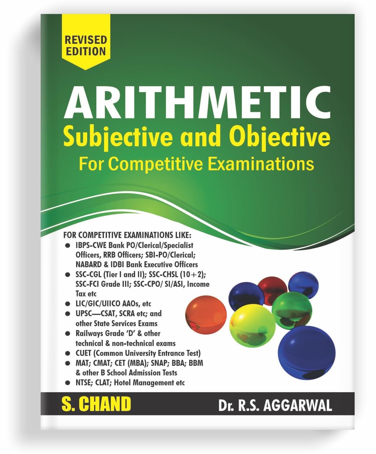 Arithmetic Subjective and Objective For All Competitive Exams 2025 | Maths Book | SSC CGL CHSL CPO MTS GD, NDA, CDS, Bank, SBI P