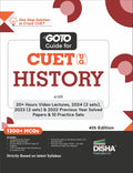 Go To Guide For Cuet (Ug) History With 20+ Hours Video Lectures, 2024 (2 Sets),2023 (2 Sets) & 2022 Previous Year Solved Papers 