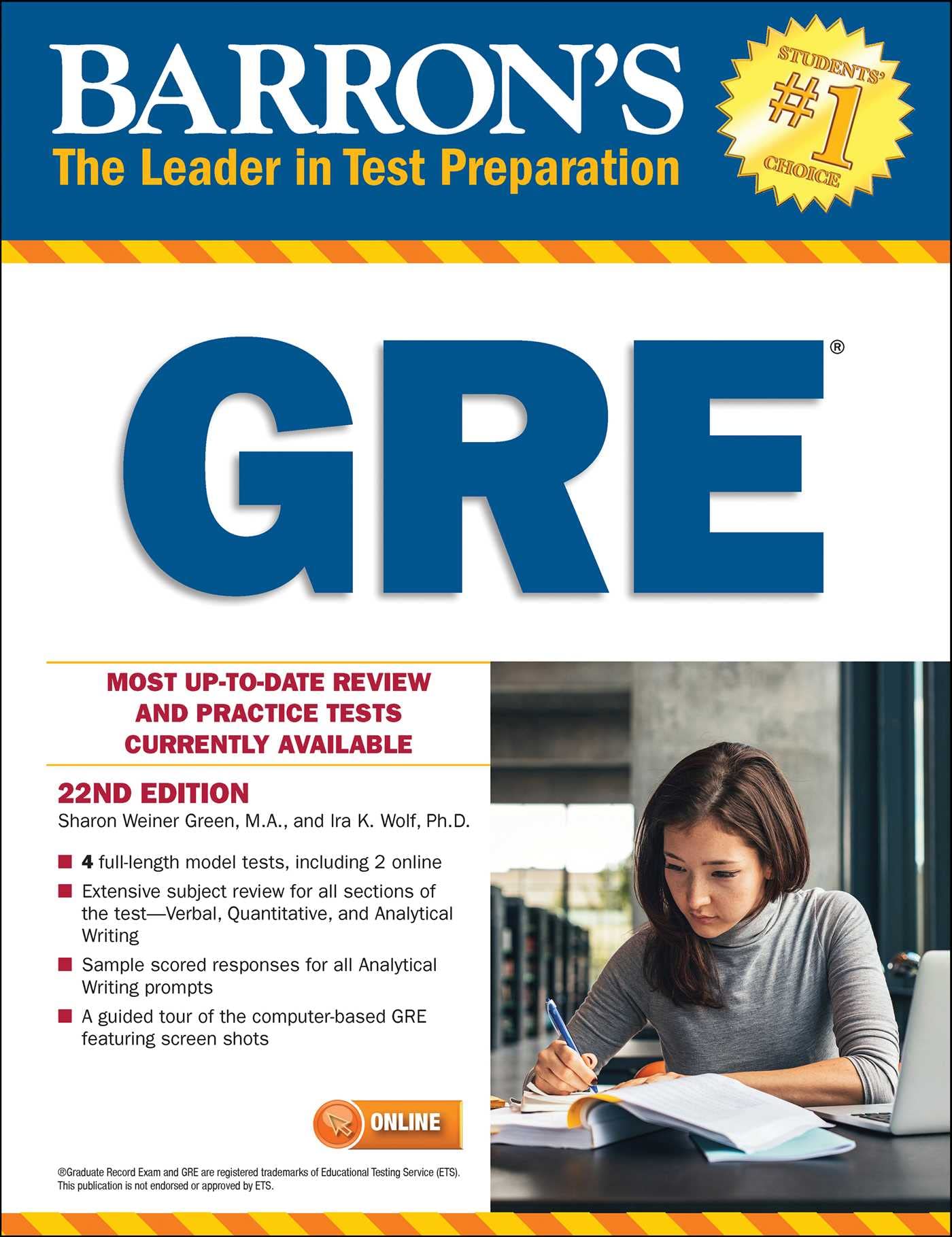 GRE with Online Tests (Barrons Test Prep)
