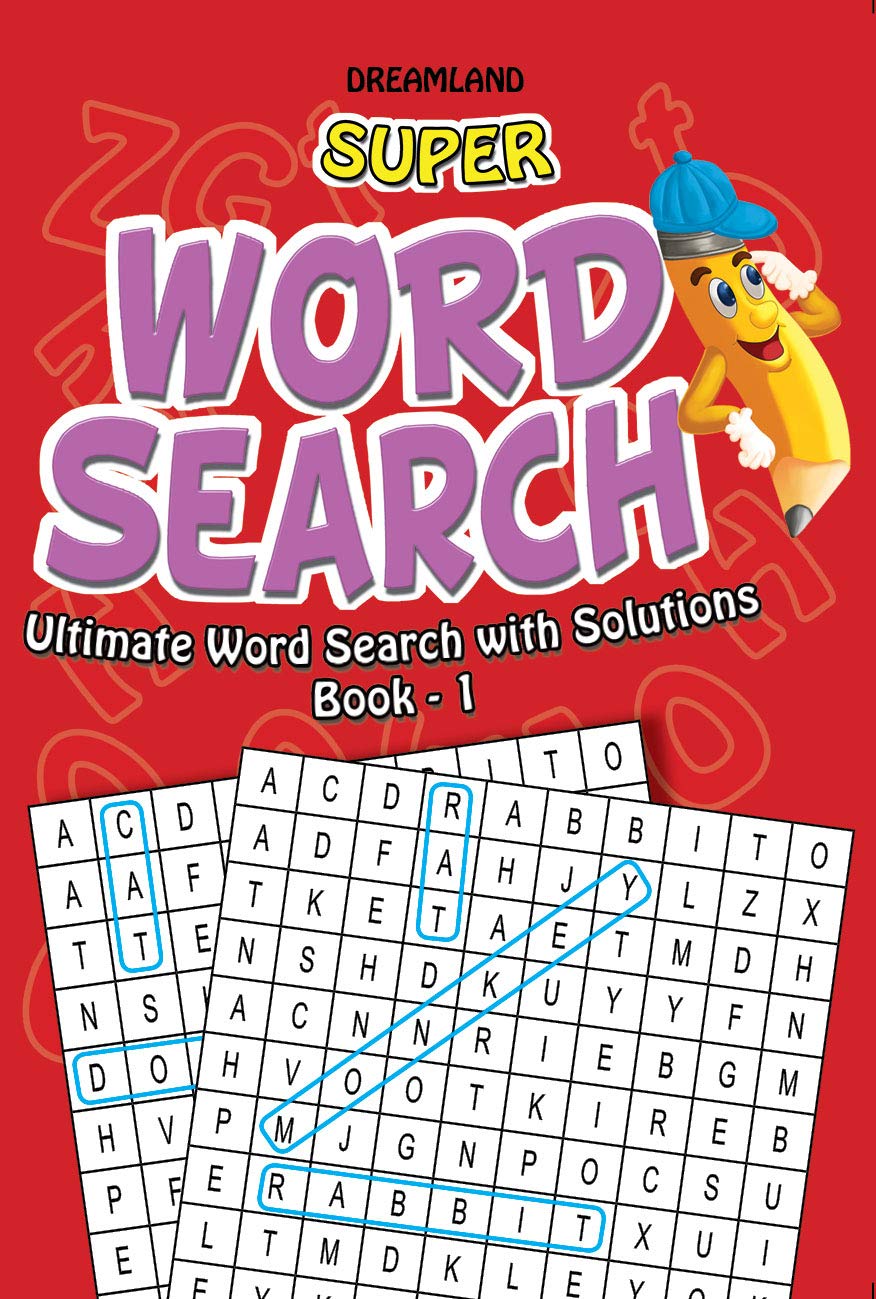 Super Word Search Book 1 | 192 Puzzle Pages With Answers | Fun Brain Teasers For Kids Ages 615 | Learning Gift For Boys & Girls|