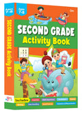 Second Grade Activity Book: 320 Pages of Practice for Ages 78  Grammar, Math Operations, Writing, Social Science, Geometry, Vo
