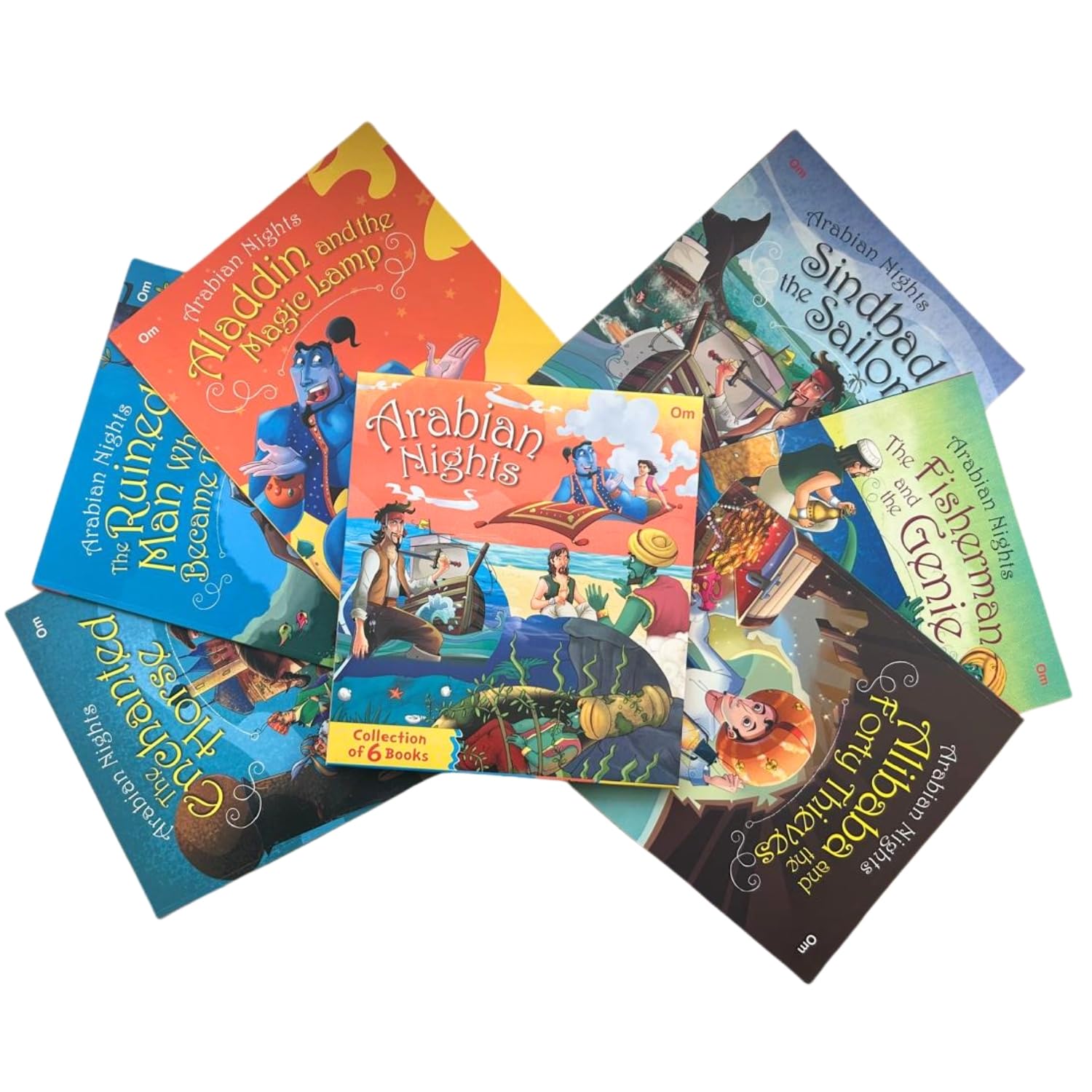 Arabian Nights Kids Story Collection  6Book Box Set with Colorful Illustrations  Bedtime Storybooks for Children, Toddlers & P