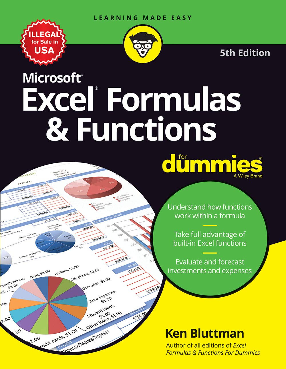 Microsoft Excel Formulas & Functions For Dummies, 5Ed