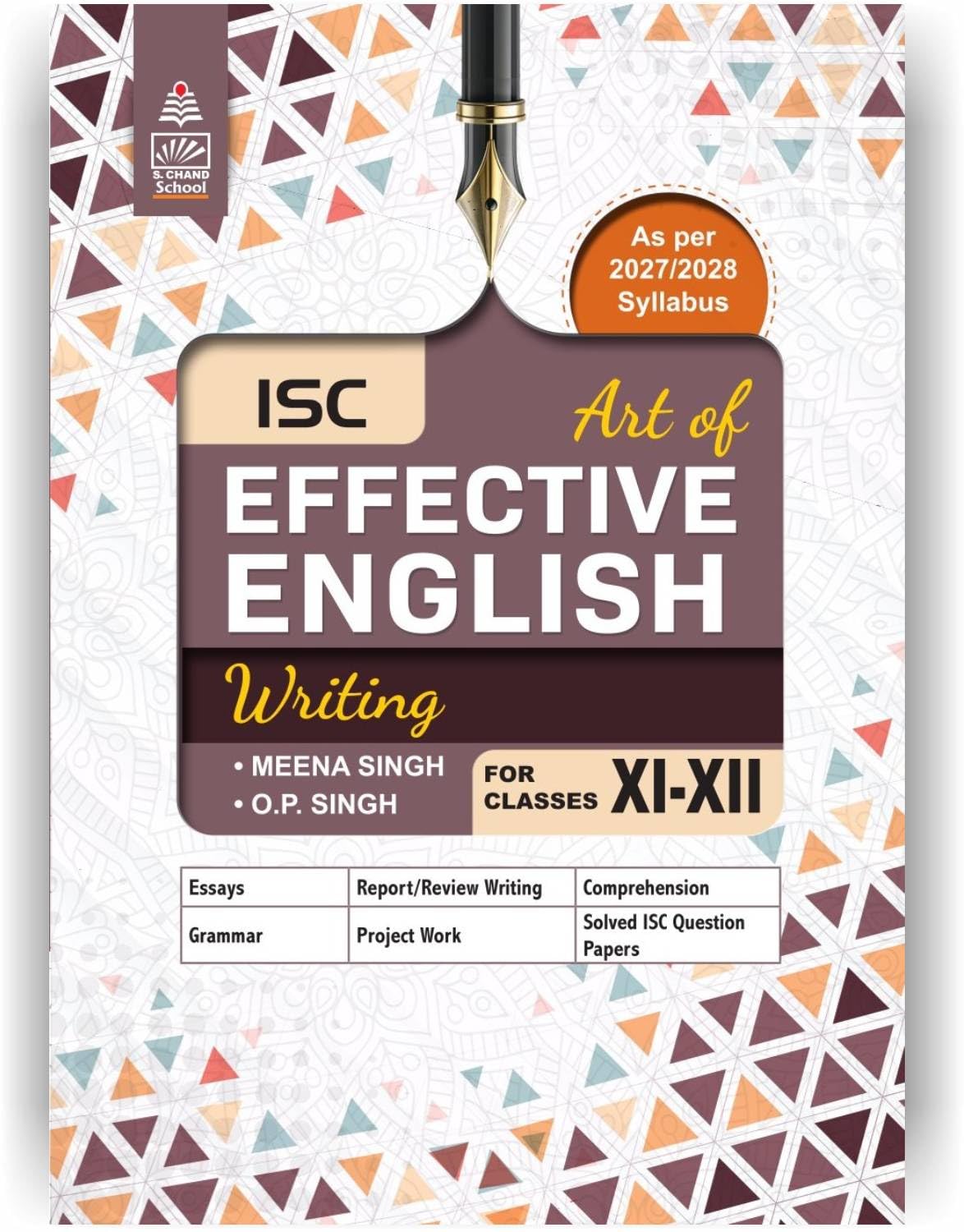 S Chand ISC Art of Effective English Writing for Class 1112 (XIXII)  As Per Latest Syllabus of ISC (2027 2028)