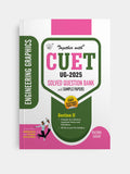 Together With CUET UG Entrance Exam Books 2025 Engineering Graphics Solved Question Bank With Sample Paper (Central University B