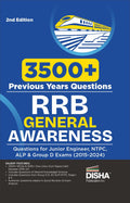 Disha 3500+ Previous Years Rrb General Awareness Questions For Junior Engineer, Ntpc, Alp & Group D Exams (20152024) 2Nd Editio
