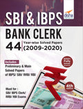Sbi & Ibps Bank Clerk 44 YearWise Solved Papers (200920) 4Th Edition