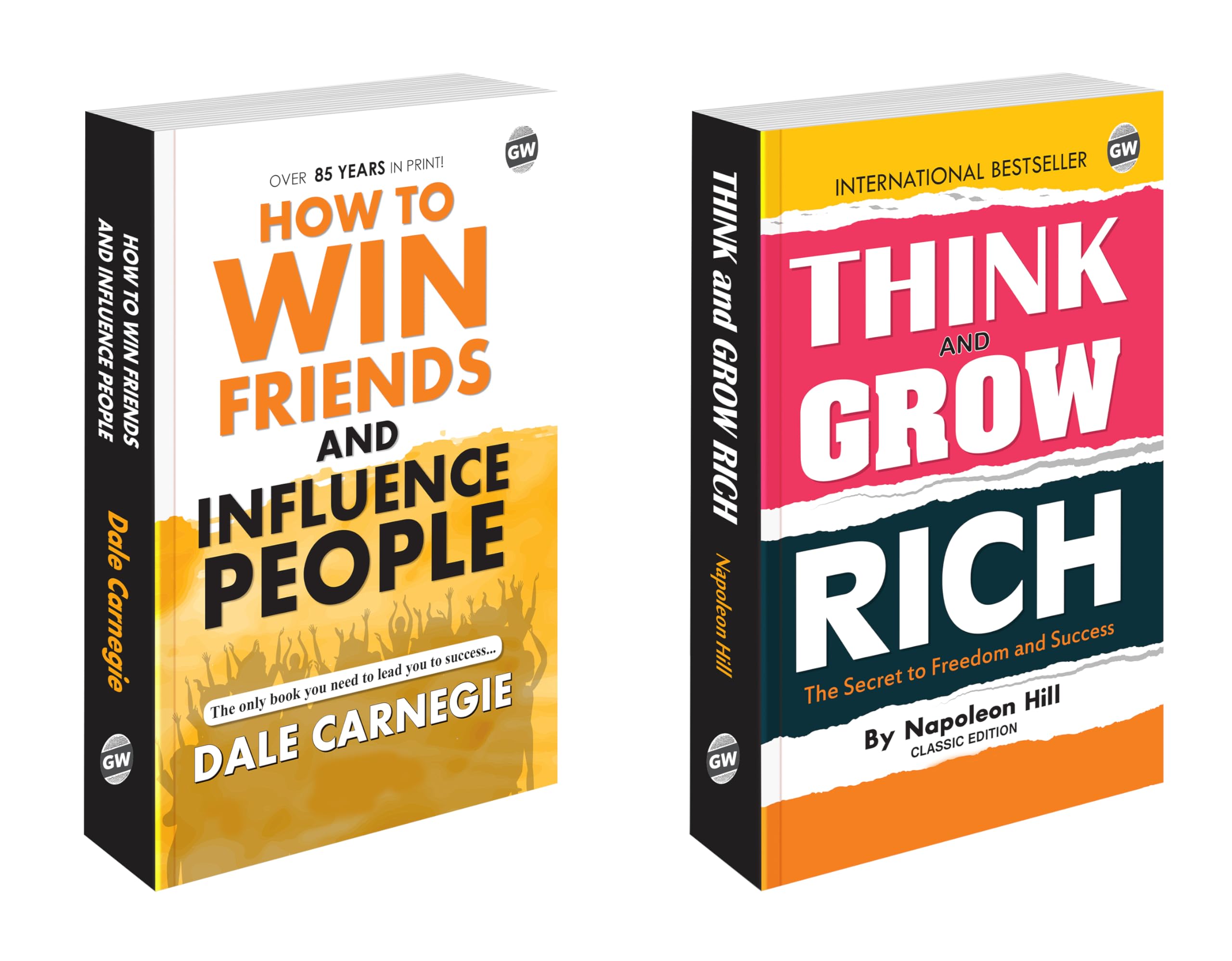 Think & Grow Rich and How to Win Friends and Influence People : Motivational & SelfHelp Combo, Mindset, habits and productivit