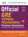 Official Gre Verbal Reasoning Practice Questions Vol 1