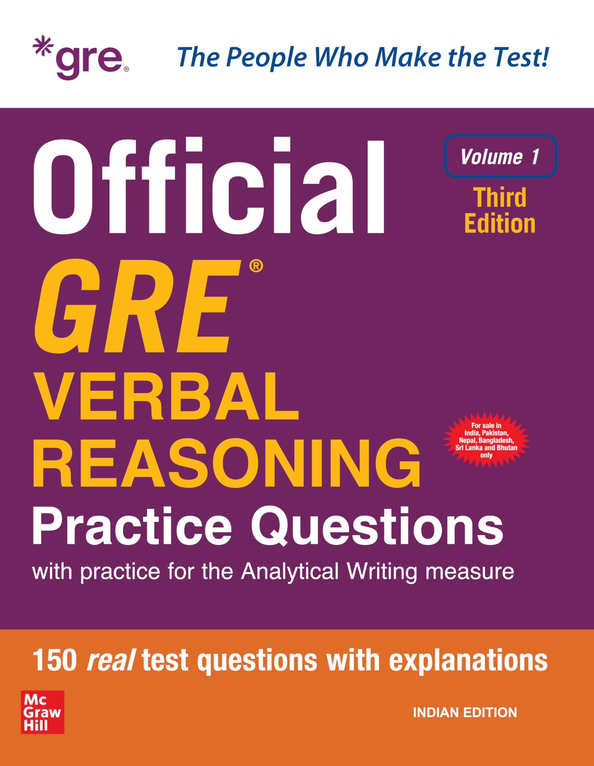Official Gre Verbal Reasoning Practice Questions Vol 1