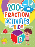 Math Activity Book for Kids  200+ Fraction Activities for Age 3+ Years  Fraction addition, Subtraction, Multiplication, Divisi