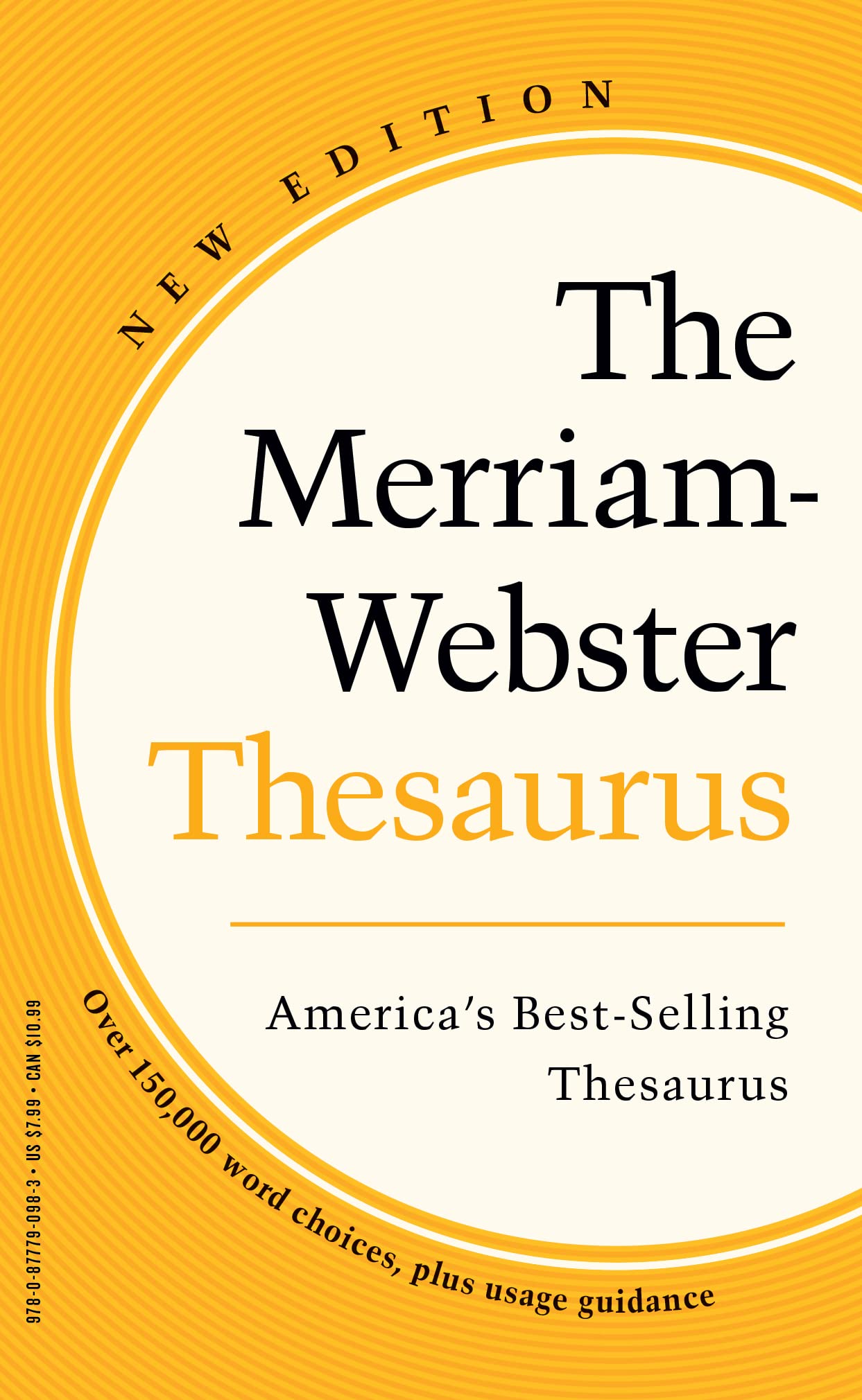 The MerriamWebster Thesaurus  Mass Market Paperback, Newest Edition, 2023 Copyright