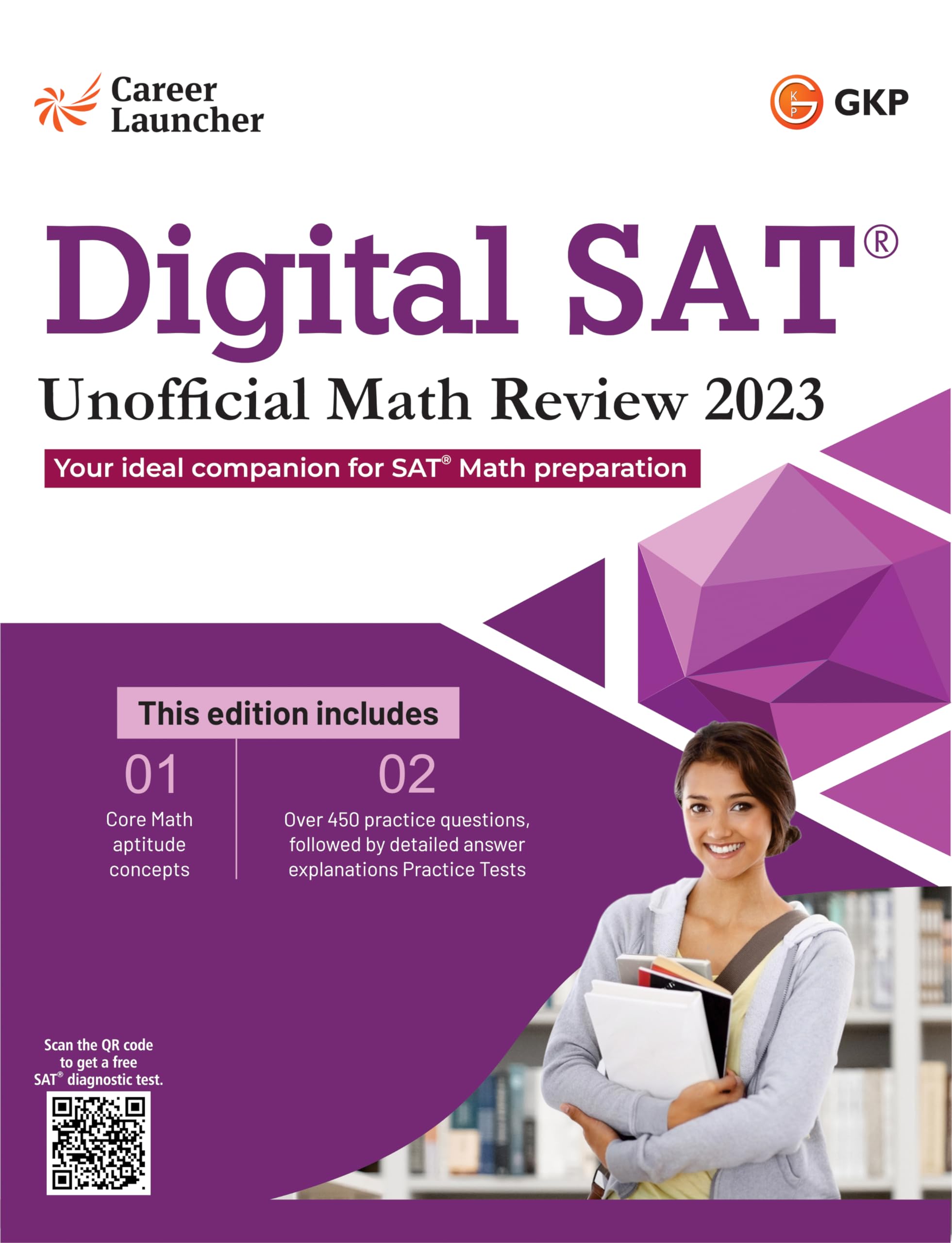 Gkp Digital Sat: Unofficial Maths Review (Includes Core Maths Concepts & 450+ Practice Questions)
