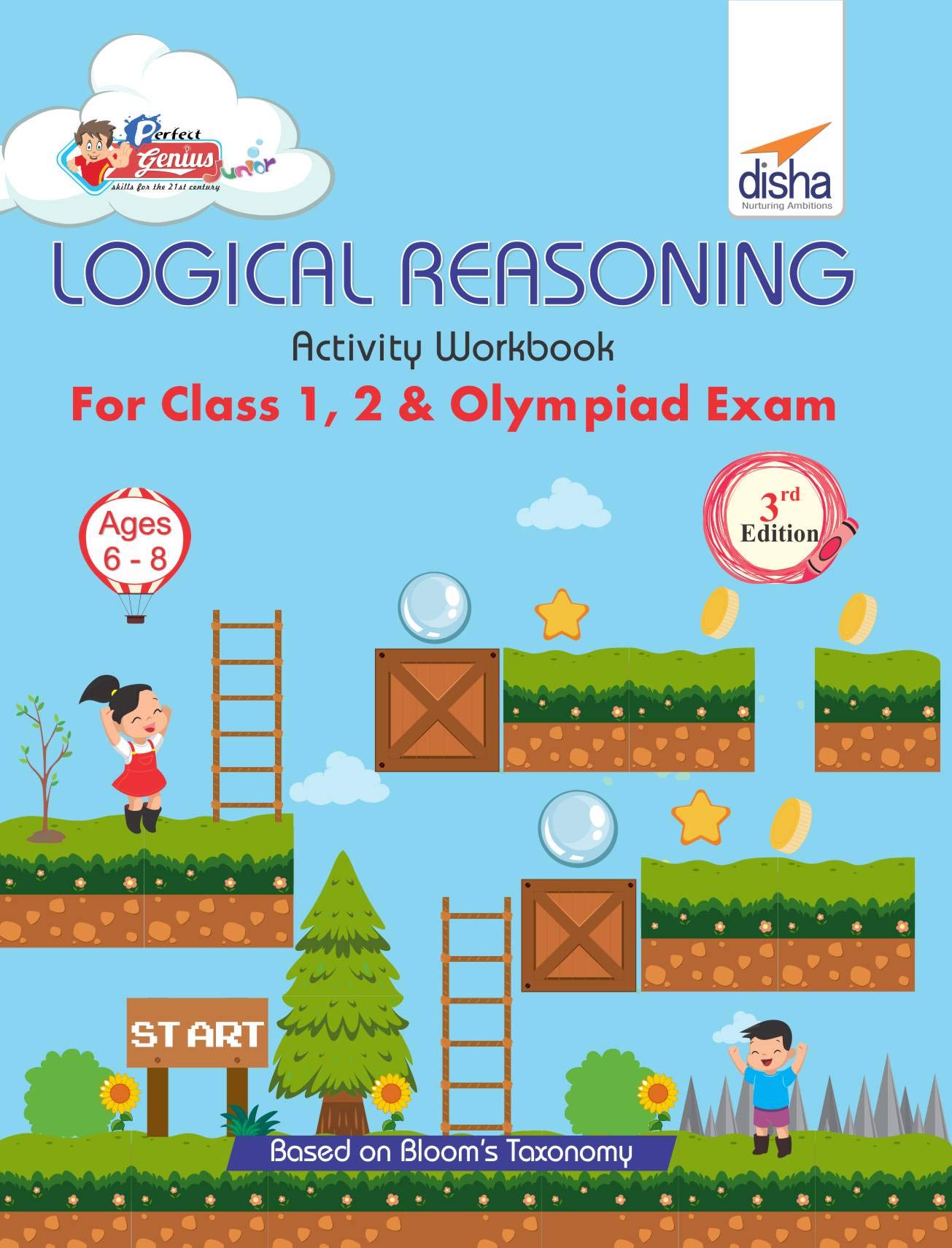 Perfect Genius Logical Reasoning Activity Workbook For Class 1, 2 & Olympiad Exams 2Nd Edition