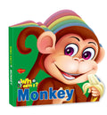 Sawan Presents Who Am I Monkey | DieCut Shape BoardBook