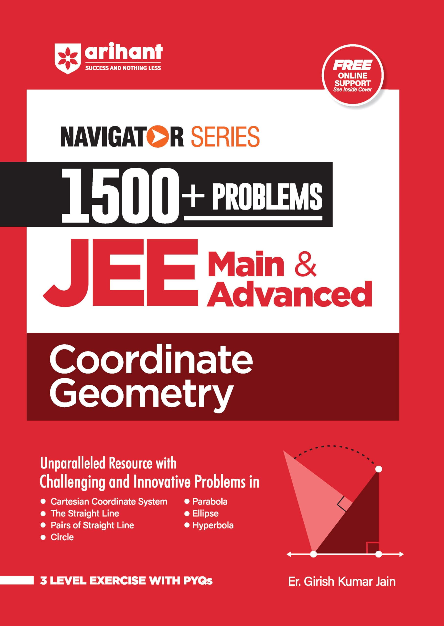 (Old Edition) Arihant Navigator Series 1500+ Problems for JEE Main & Advanced Coordinate Geometry | For Exam Exam 202526 (Navig