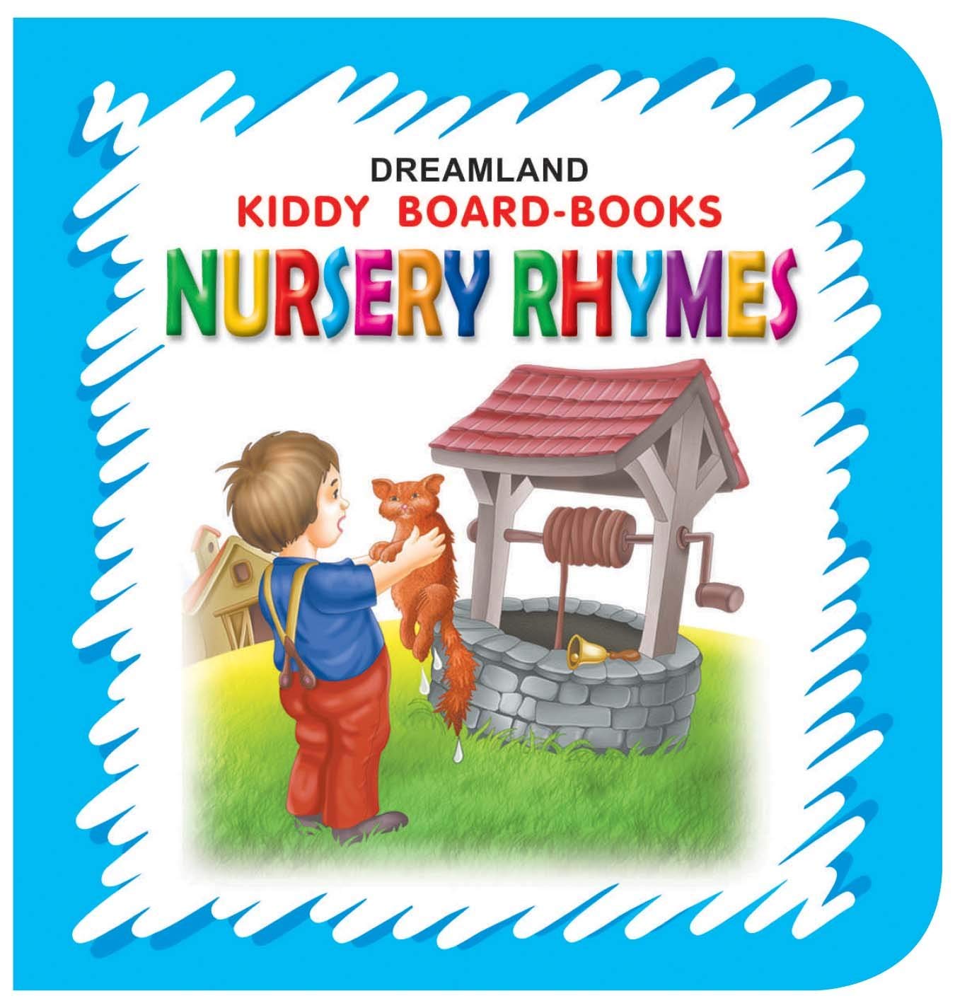 Kiddy Board Book  Nursery Rhymes | Classic Rhymes For Babies & Toddlers Age 02 | Colourful, EasyToHold Board Book To Build L