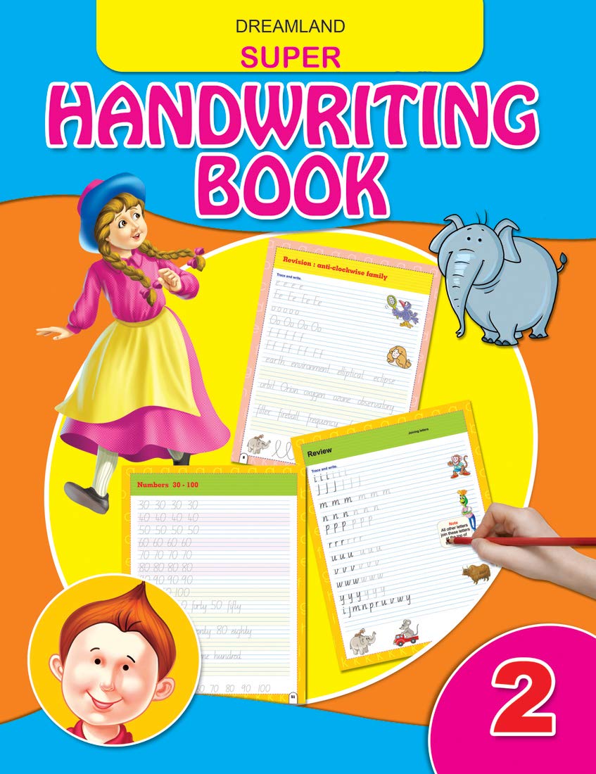 Super Handwriting Book 2 | Early Learning Handwriting Practice For Kids Ages 35 | 64 Pages Of Alphabet Tracing, Word And Senten