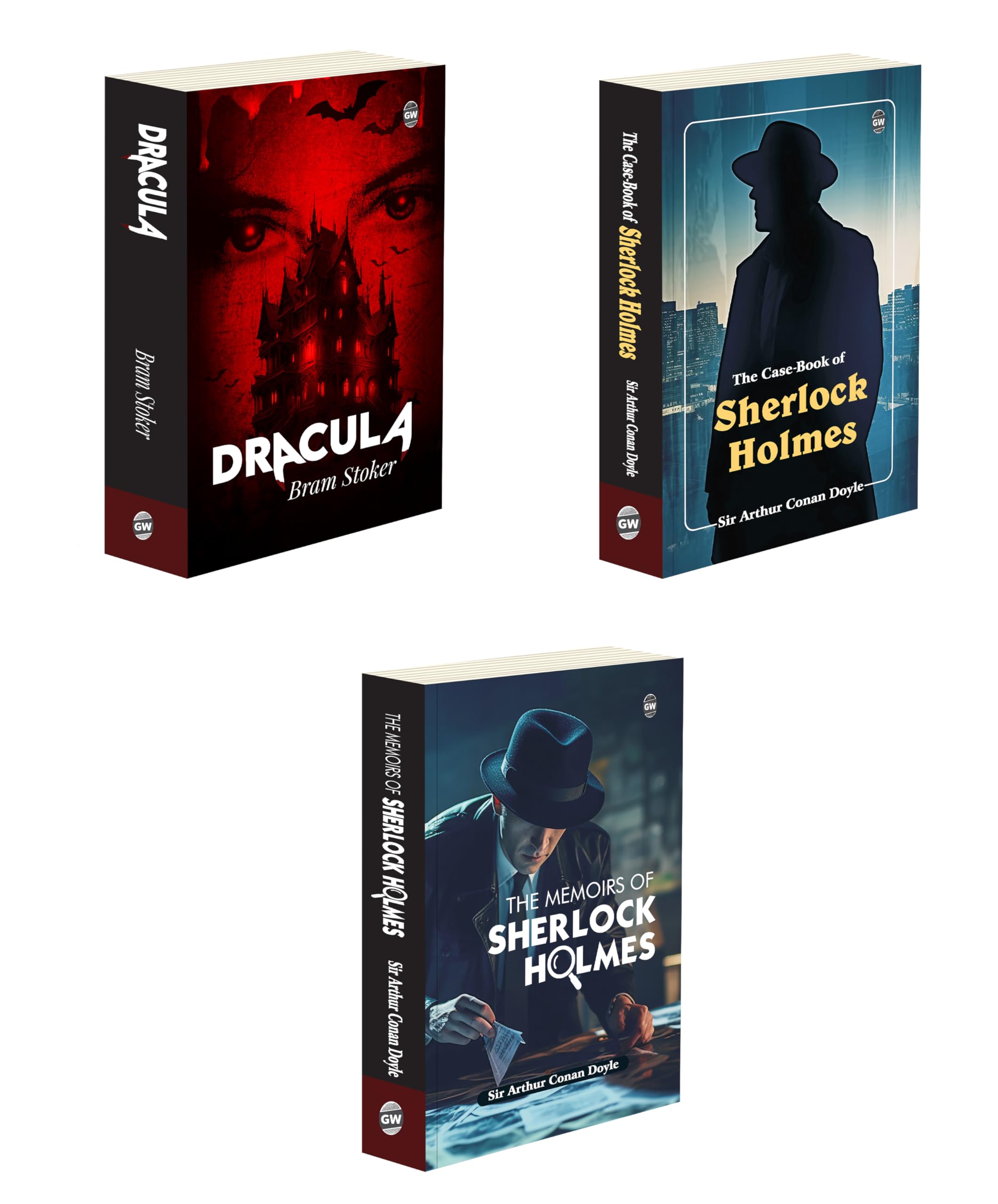 The Case Book of Sherlock Holmes, The Memoirs of Sherlock Holmes and Dracula : Timeless Masterpieces of Mystery and Horror, Top 